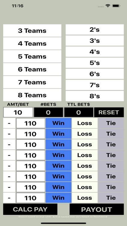 FREE Round Robin Bet Calculator .